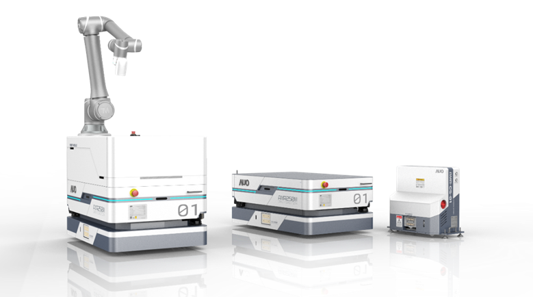 佰富彩數位開發的自主式移動機器人（AMR250M），搭配全向輪並結合AI演算法、2D LiDAR、3D攝影機等技術，協助客戶實現產線全自動化